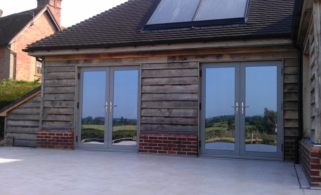 Aluminium French doors Ferndown